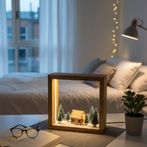 Lampa kwadrat wersja świąteczna - obrazek 3