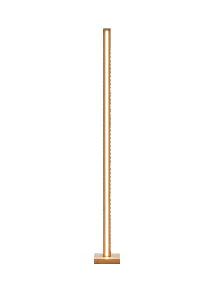 Nowoczesna lampa podłogowa słupek dębowy handmade